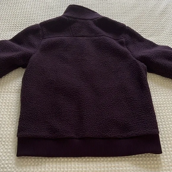CARHARTT Deep Purple Plum Zip Up JACKET Coat Fleece MEDIUM - Picture 6 of 6